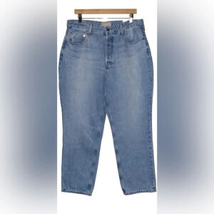 Everlane Curvy 90s Barrel High Rise Jean‎ Sz 33 Vintage Straight Leg Denim NEW